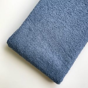 Dusty Blue Fluffy Knit - 95cm Remnant